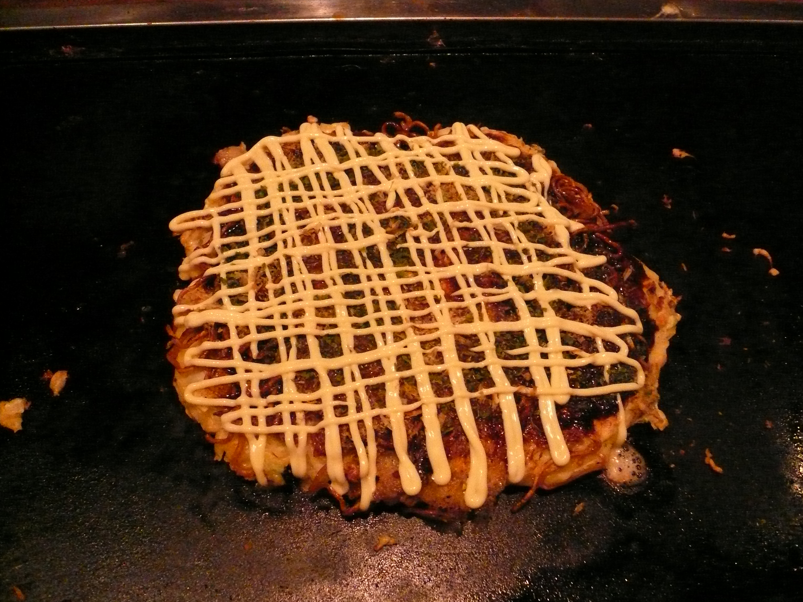 あじぽん日記 カズの実家のお好み焼きやさんに行った